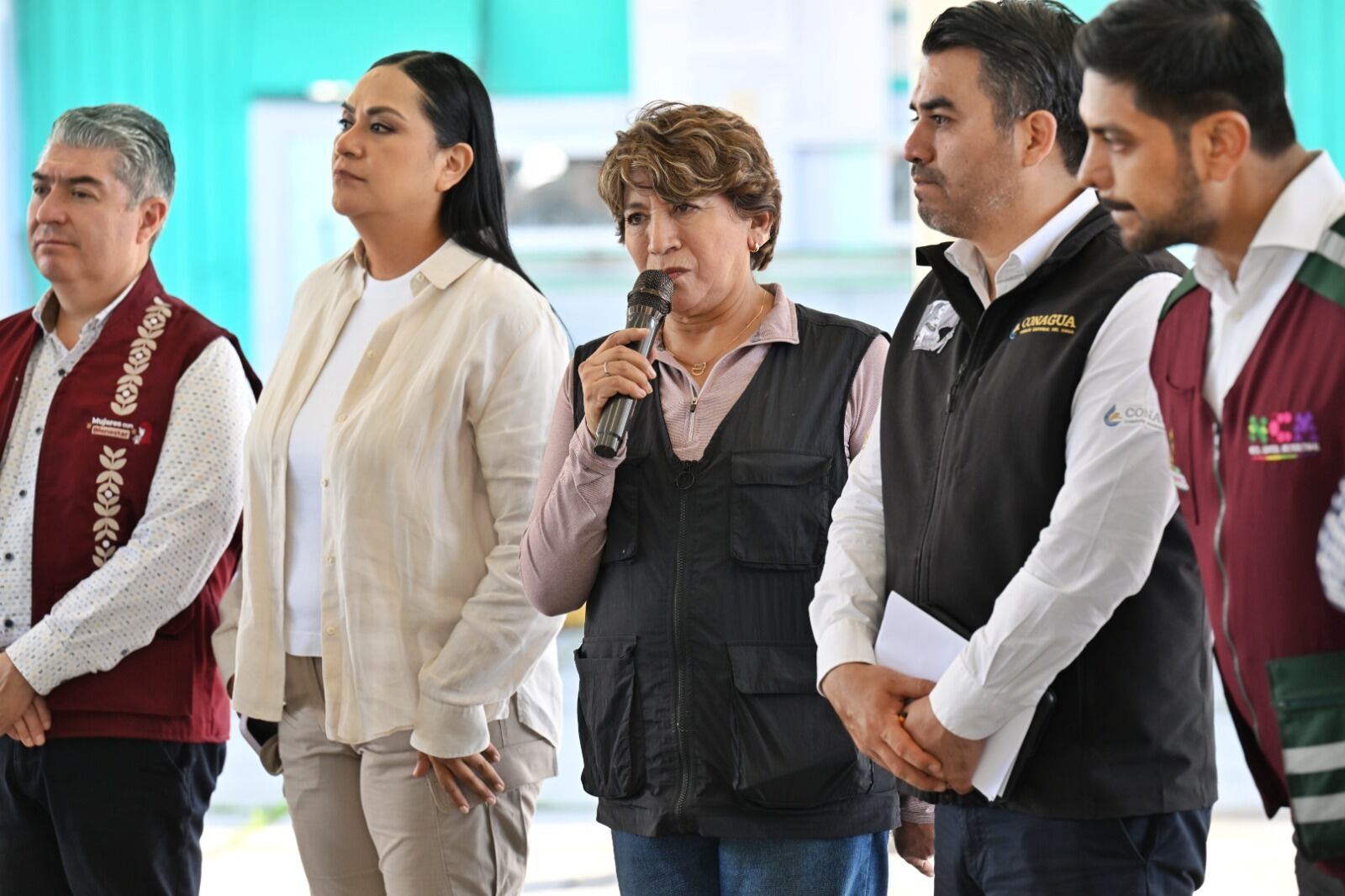 Delfina Gómez Anuncia Clases Remotas y Apoyos Tras Inundaciones Históricas en Nezahualcóyotl