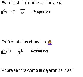 Usuarios ven que Alejandra Guzmán andaba borracha.