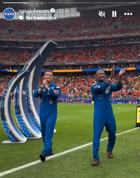 Tripulación de Artemis II en el Mundial 2026