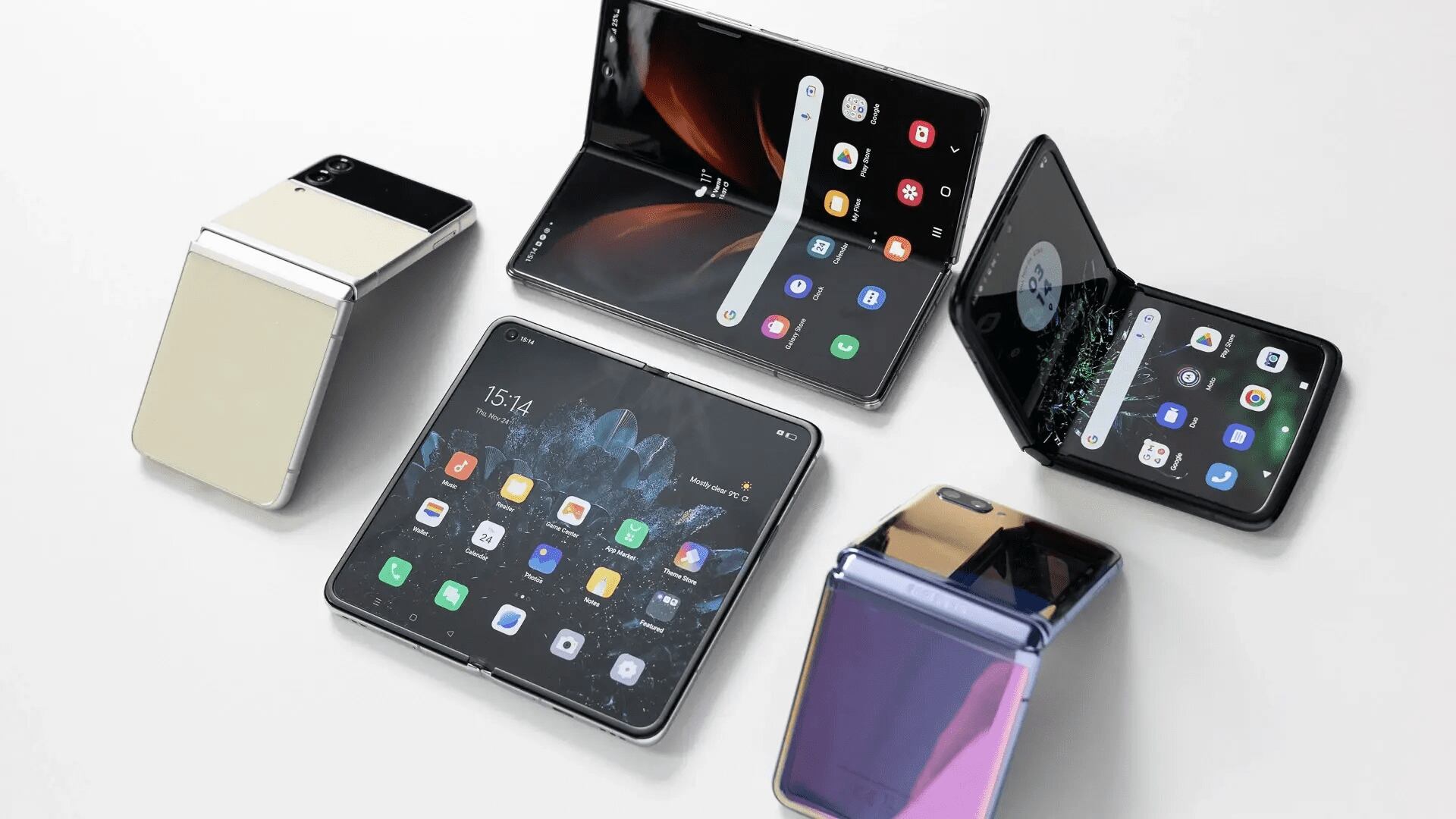 Galaxy Z Fold5 y Galaxy Z Flip5