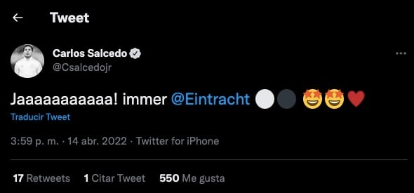 Carlos Salcedo Eintracht Frankfurt