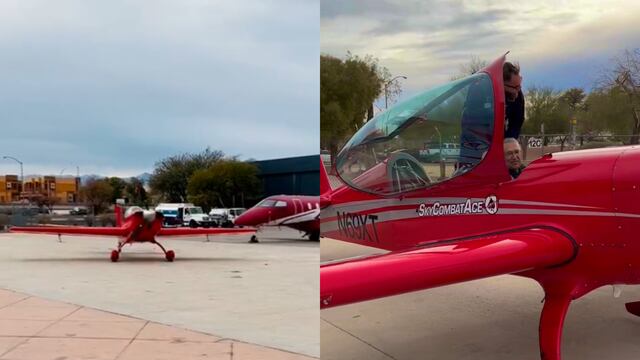 Ricardo Salinas Pliego vive experiencia Top Gun a sus 67 años