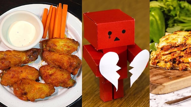 Alitas de Pollo / Mal de Amores / Lasaña