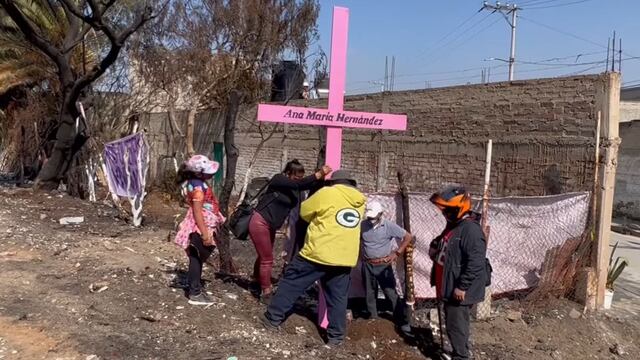 Protesta por justicia para Ana María