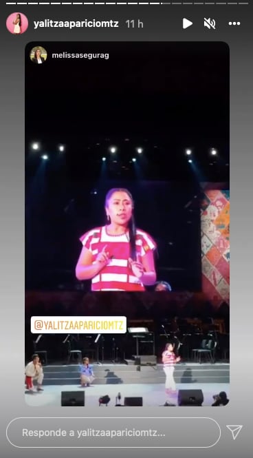 Yalitza Aparicio presume su éxito