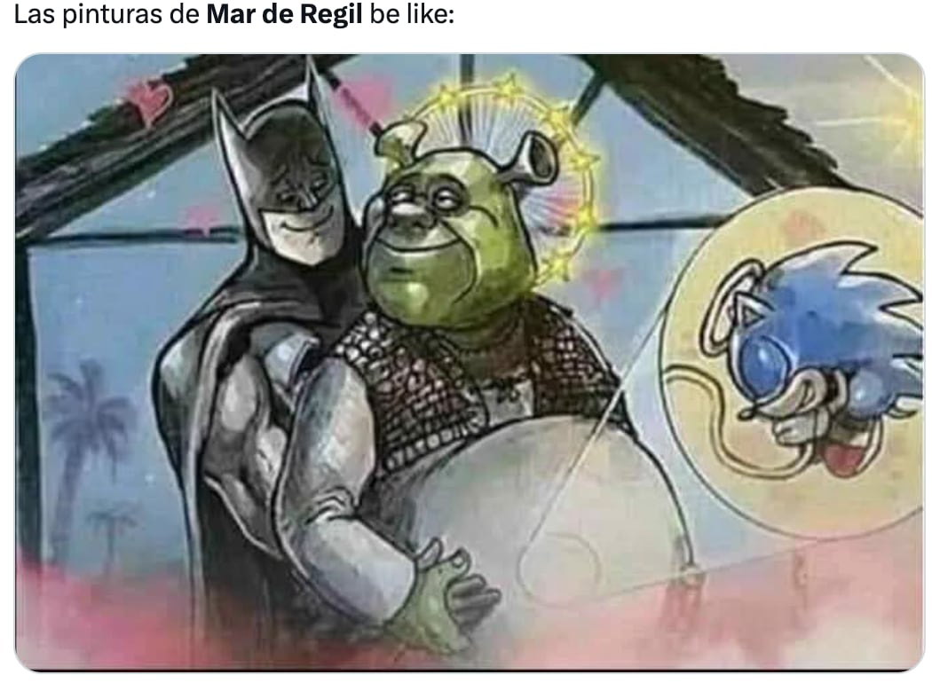 Pinturas de Mar de Regil protagonizan memes en redes sociales