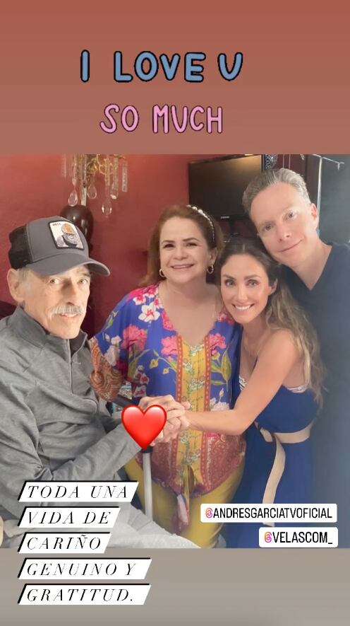 Anahí visita a Andrés García