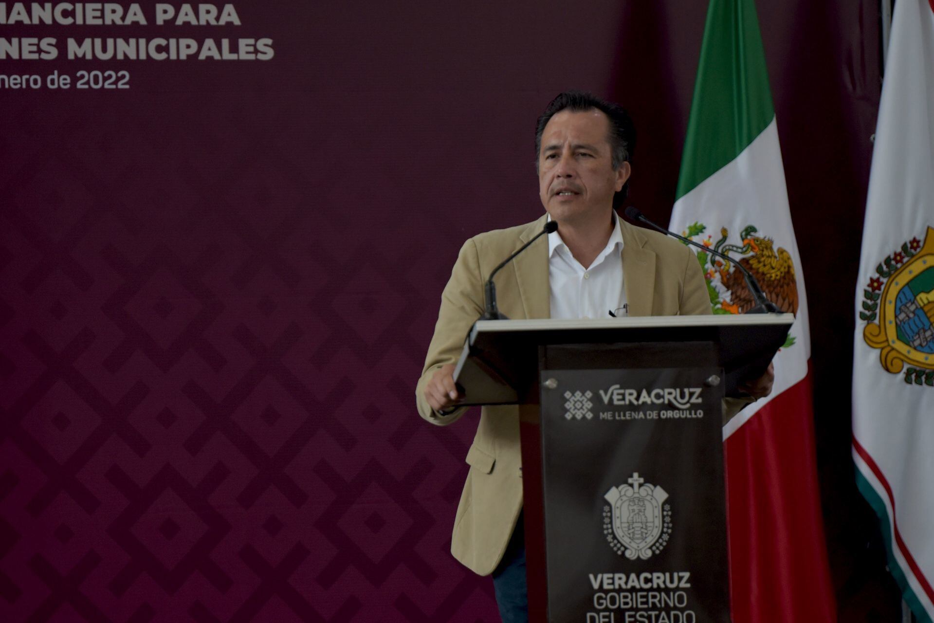 Cuitláhuac García, gobernador de Veracruz