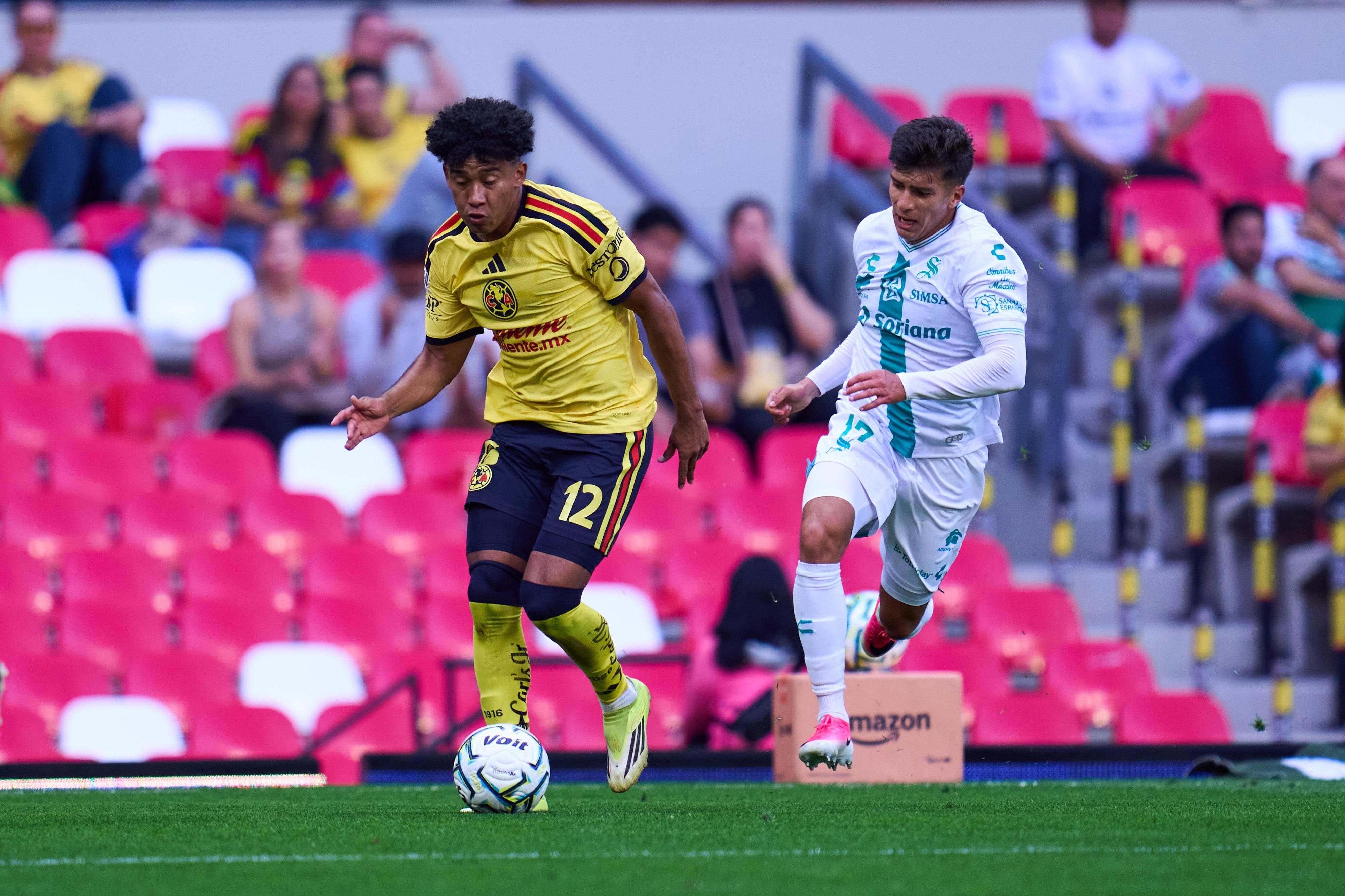 América recibió a Santos en el Estadio Banorte.
