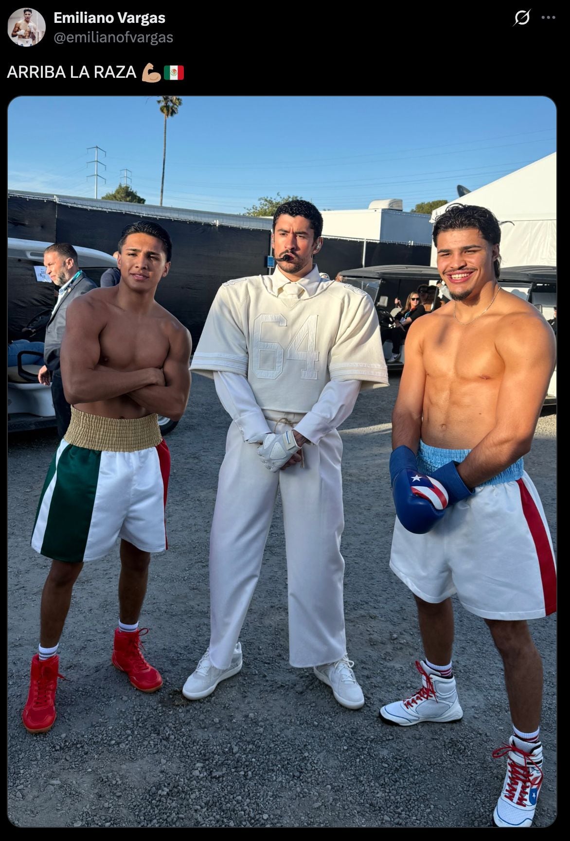 Emiliano Vargas es hijo del exbicampeón mundial de peso superwélter Fernando Vargas.