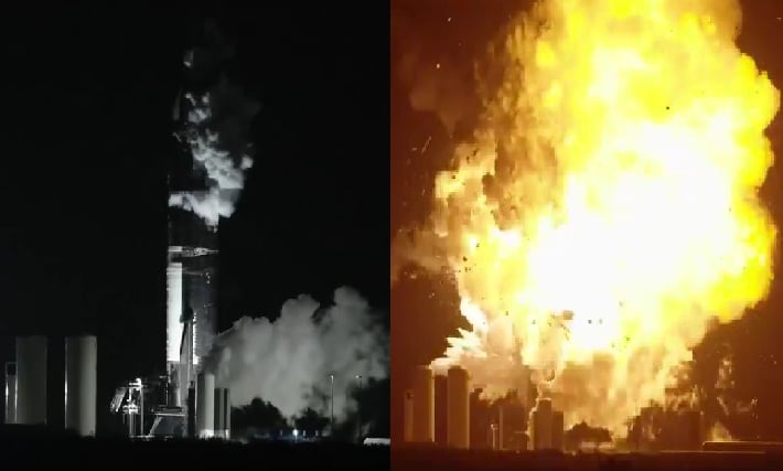 Video de la explosión de Starship 36 de SpaceX en Texas, Estados Unidos