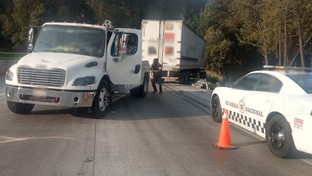 Accidente en la autopista México-Puebla