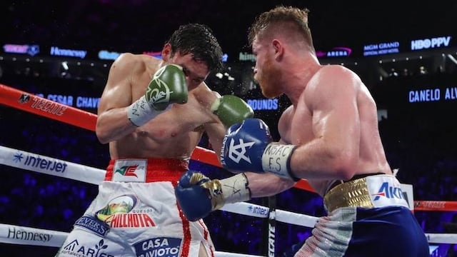 Canelo Álvarez venció por decisión unánime a Julio César Chávez Jr