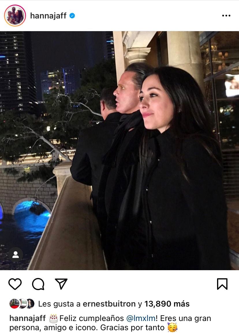 Hanna Jaff, Luis Miguel