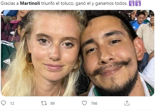 La pareja en cuestión