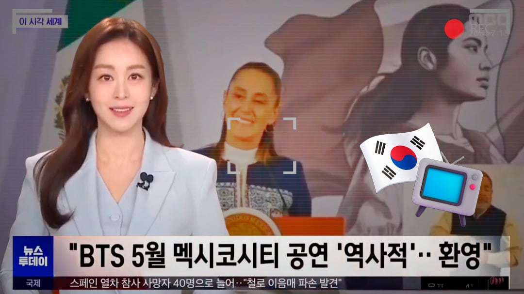 México y el ARMY llegan a la TV coreana tras mención de Sheinbaum a BTS