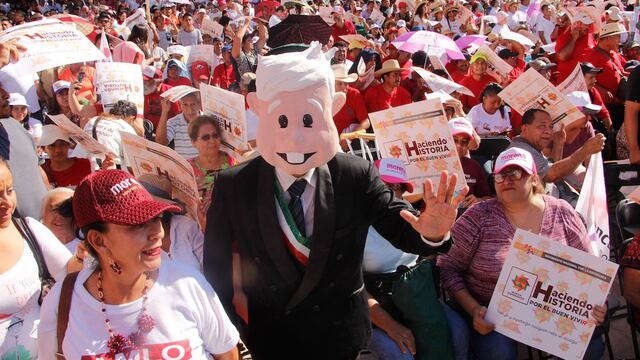 Simpatizantes de Morena en Acapulco, Guerrero