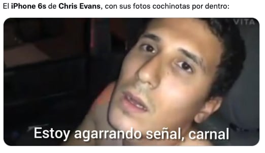 Memes de Chris Evans y su iPhone 6s