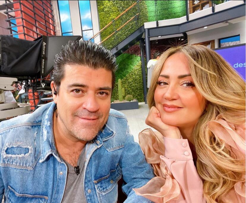 Andrea Legarreta y Jorge Van Rankin en 'Hoy'