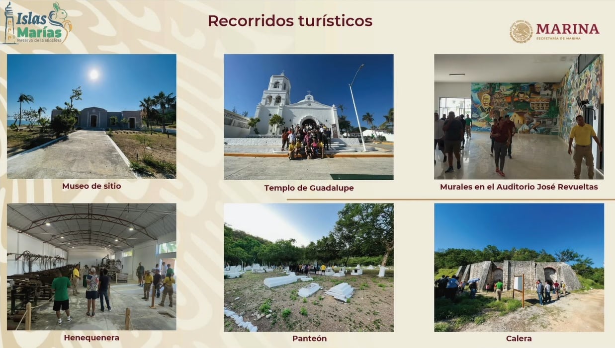 Atracciones turísticas en Islas Marías