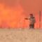 Video de hombre en llamas exhibe el indomable incendio en Castilla y León, España