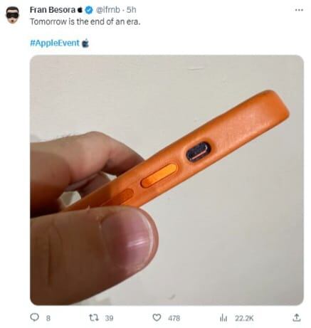 Memes por el lanzamiento del iPhone 15