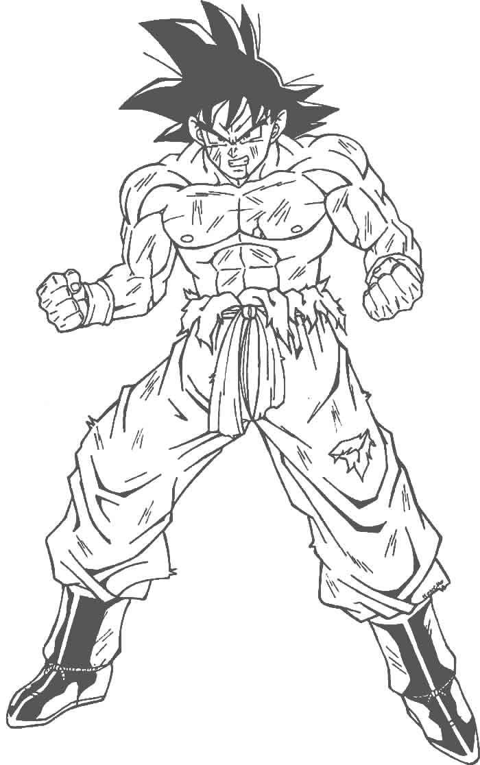 Dibujo de Goku de Dragon Ball por Día de Goku: