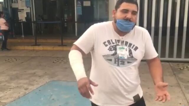 El enfermero narró el ataque.