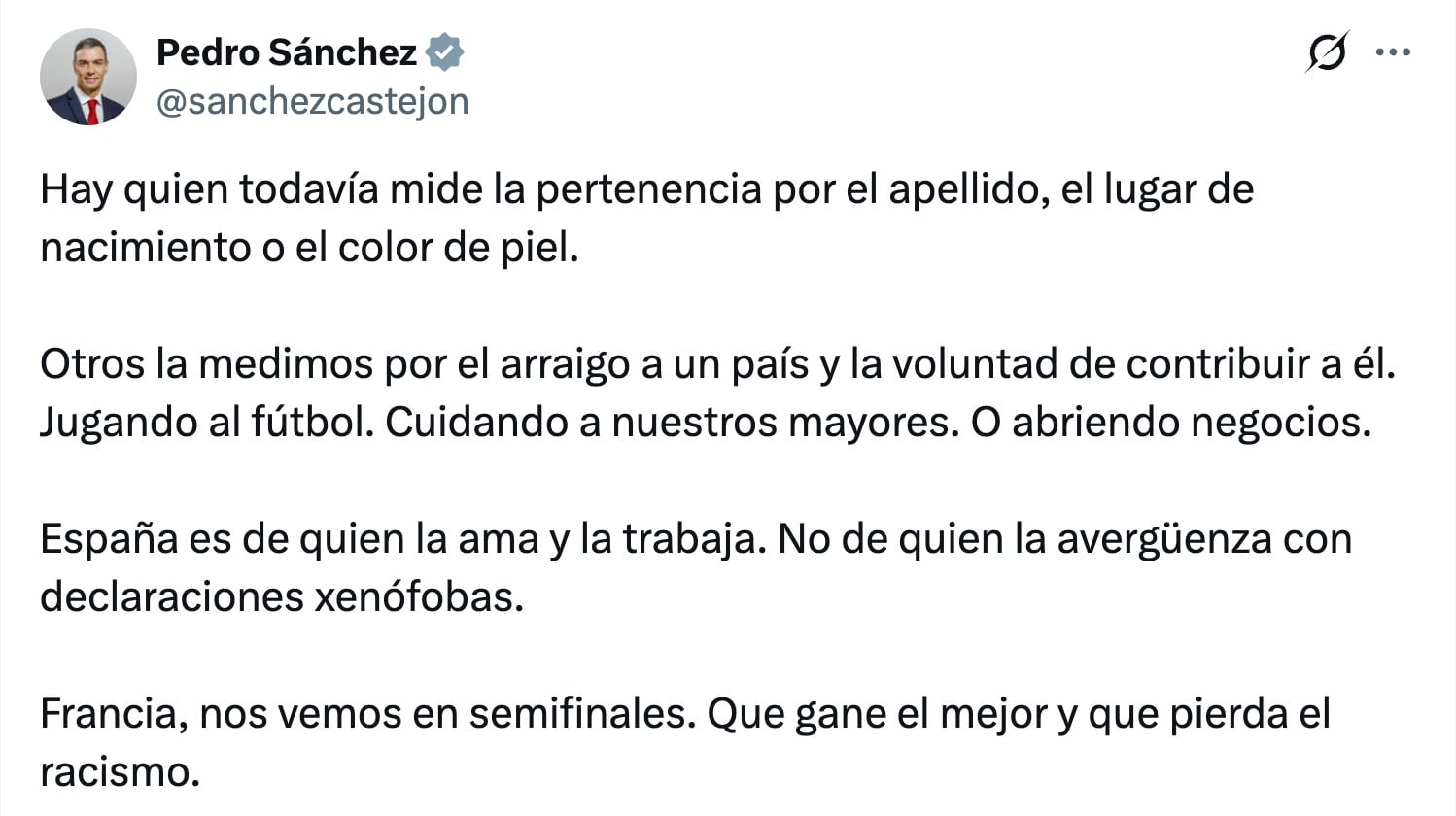 Pedro Sánchez condena dichos de Mariano Rajoy contra Selección de Francia