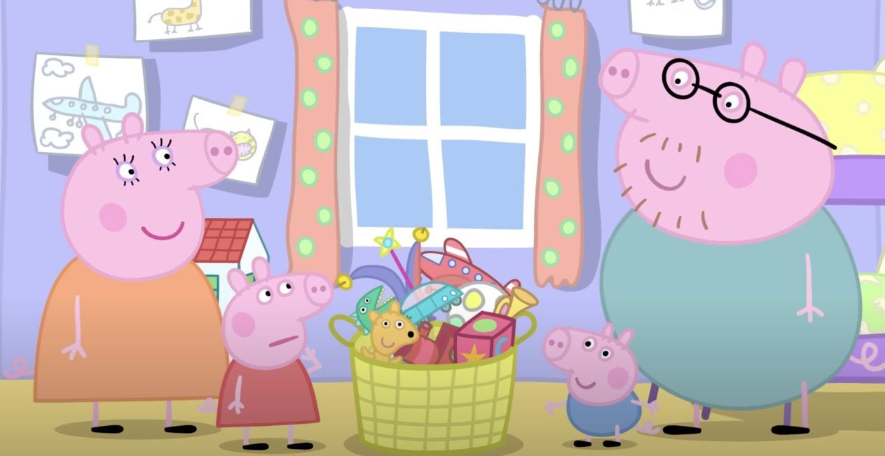 Peppa Pig y la venta de garage