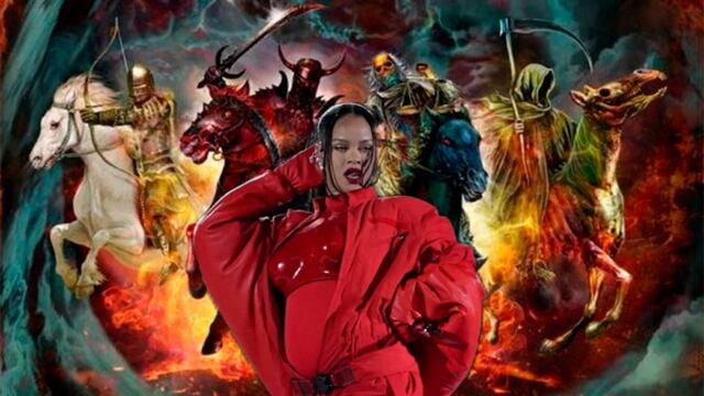 Aseguran que Rihanna anunció el apocalipsis en el Super Bowl 2023