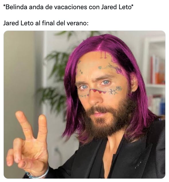 memes de Jared Leto y Belinda