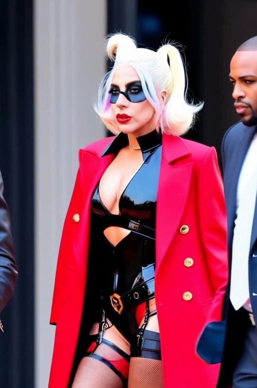 Lady Gaga como Harley Quinn