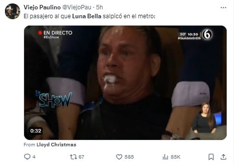 Memes de Luna Bella por su video de contenido sexual en Metro CDMX