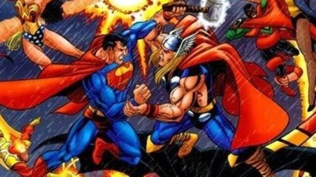 Thor y Superman miden fuerzas en el cómic: JLA/Avengers #2