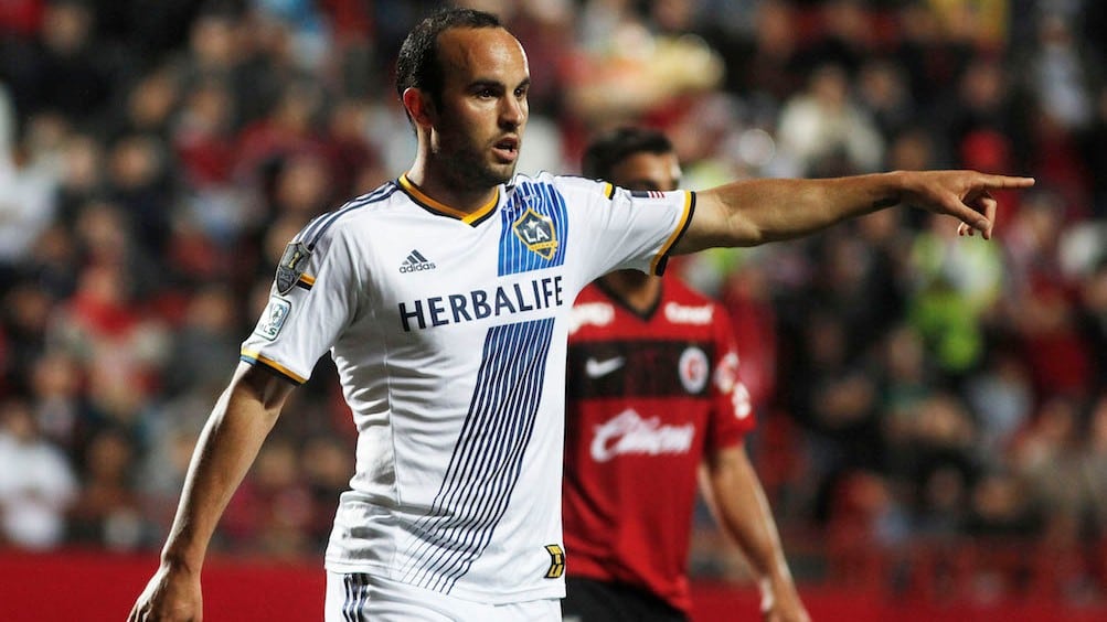 Landon Donovan en su etapa con el LA Galaxy.