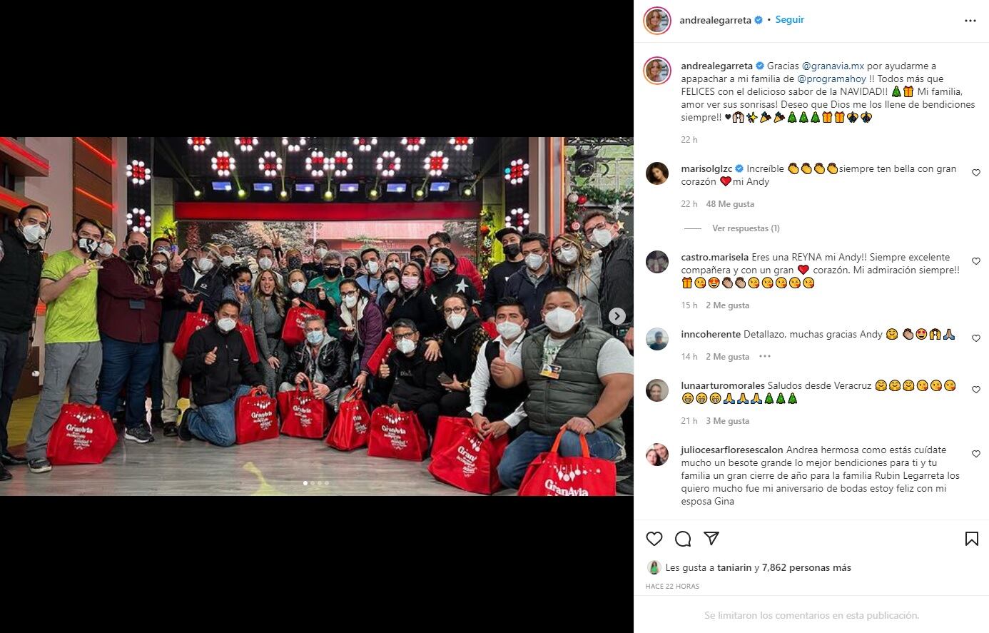 Tania Rincón revela que Andrea Legarreta hizo su buena acción al regalarle “pollos” a la producción