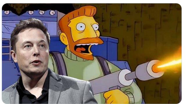 Elon Musk y Hank Scorpio