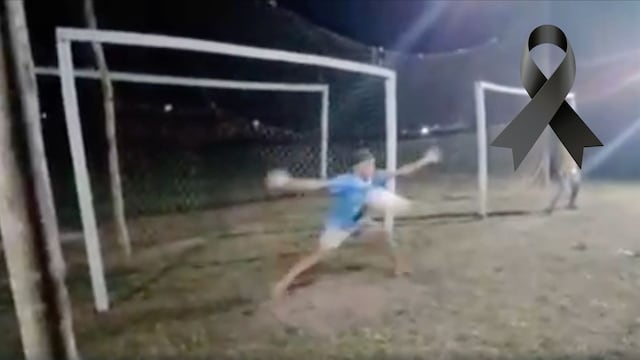 Joven portero muere tras detener un penalti