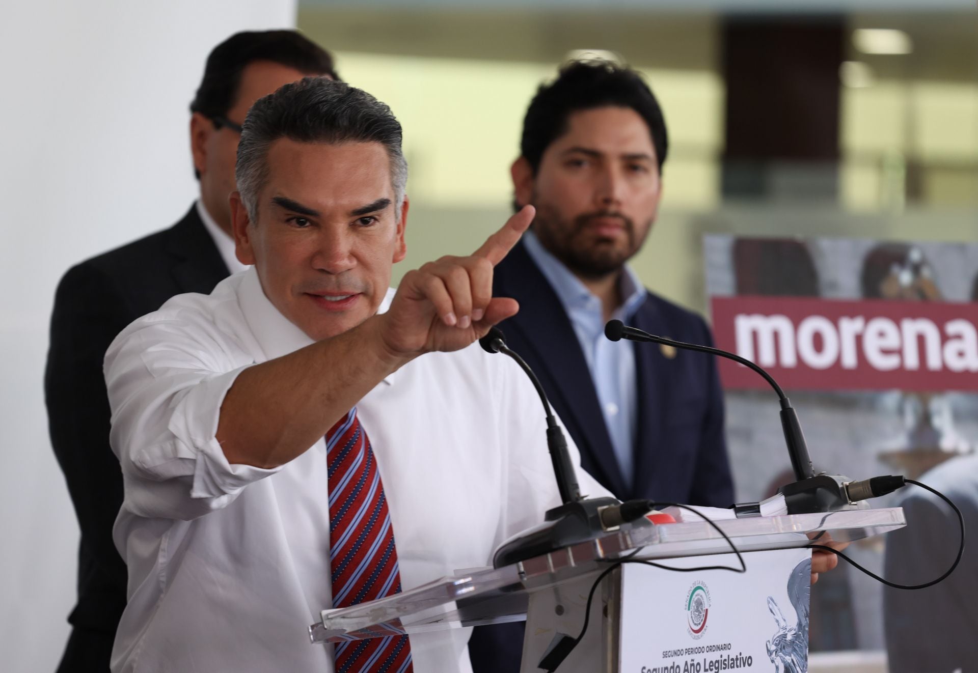 Alejandro Moreno Cárdenas, coordinador y presidente nacional del PRI.