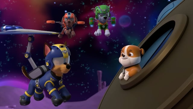 Paw Patrol en el espacio