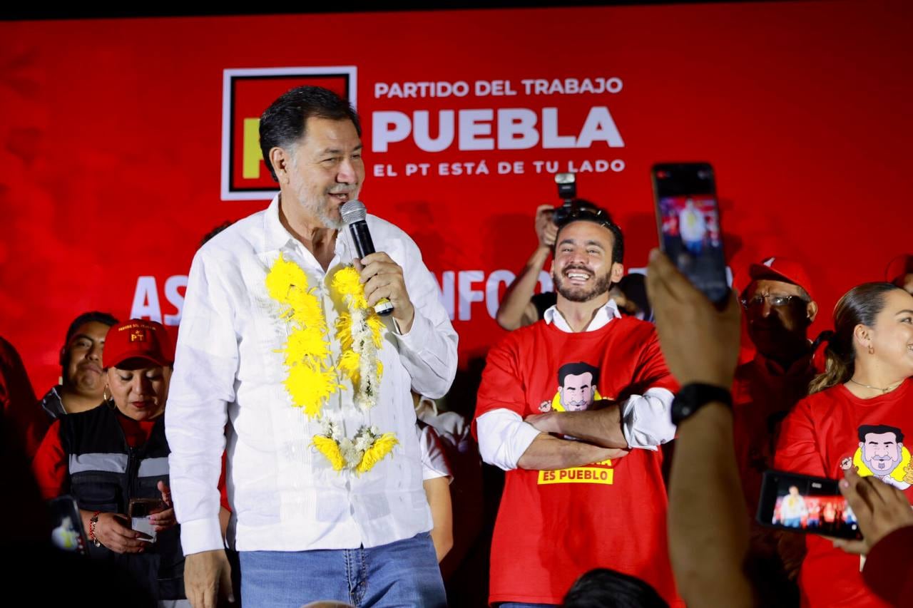 Elecciones 2024: Gerardo Fernández Noroña apoya a Toño López en Puebla