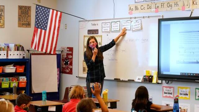 Regreso a clases en Estados Unidos. George Frey / AFP