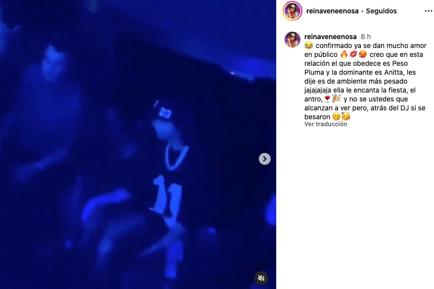 Captan a Anitta y Peso Pluma de romance en un antro; ya no se ocultan.