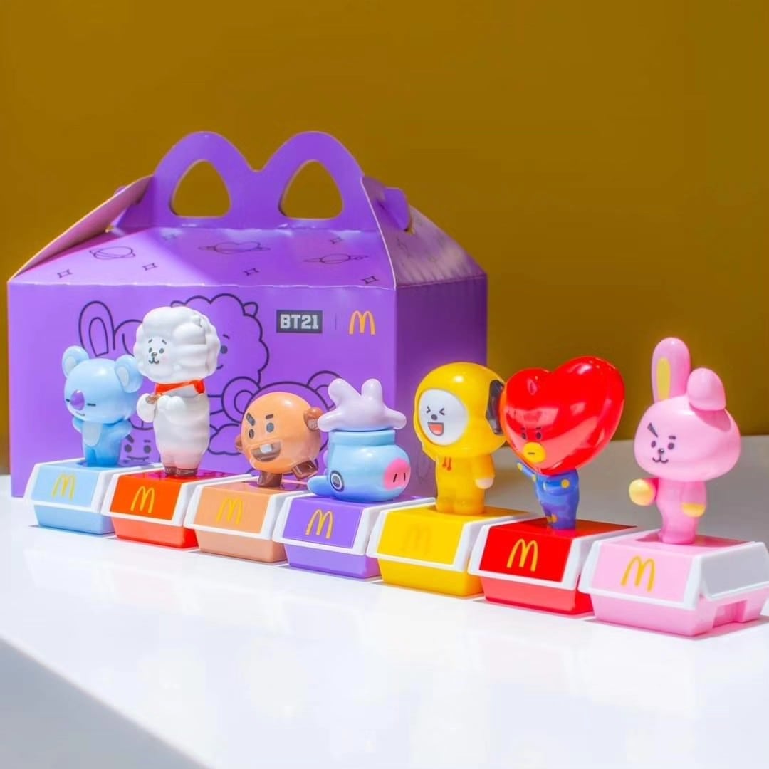 Juguetes de McDonald’s de BT21