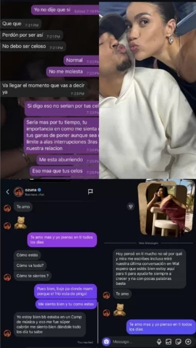 Yillian Atkinson muestra conversaciones con Ozuna