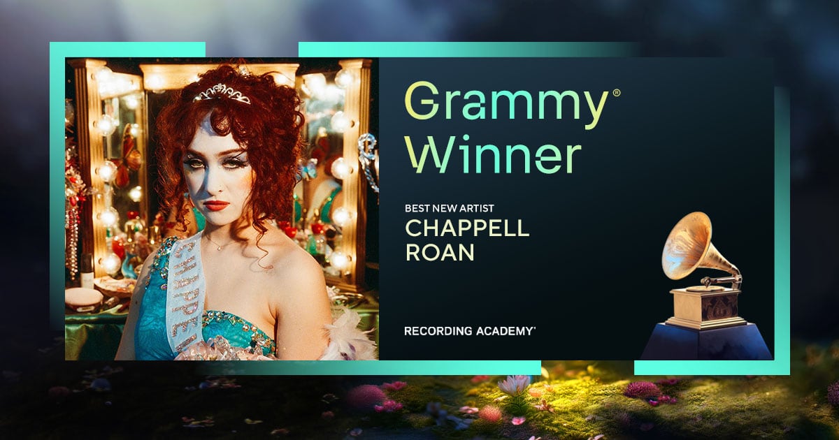 Chappell Roan, ganadora Premios Grammy 2025