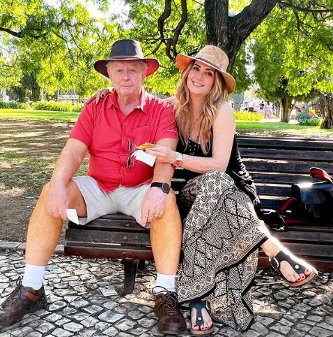 Andrea Legarreta, papá