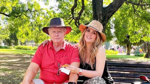 Andrea Legarreta, papá