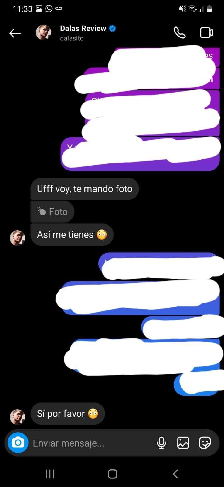 La conversación de Dalas Review que revelaría su fetiche con pies